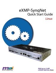 eXMP Quick Start Guide: Linux - MEI's On-line Technical Support ...