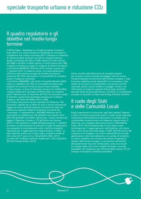 SPECIALE Trasporto e riduzione CO2 - Corrente - Gse