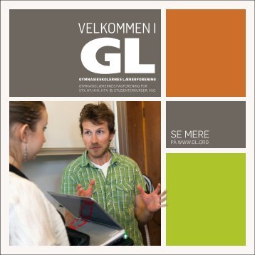 GL velkomstfolder.pdf - Gymnasieskolernes LÃ¦rerforening