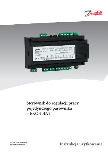 Sterownik do regulacji pracy pojedynczego parownika – EKC 414A1 ...