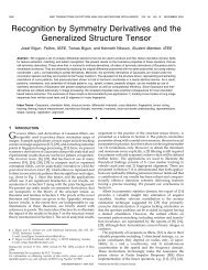 Recognition by Symmetry Derivatives and the ... - IEEE Xplore