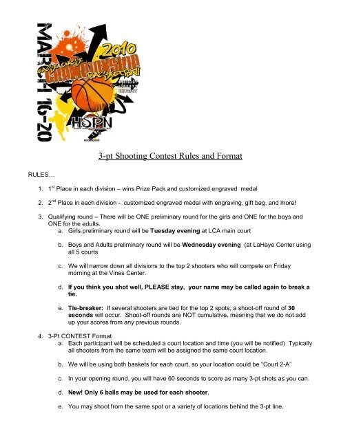 Rules and Requirements for 3-pt Contest (pdf file)