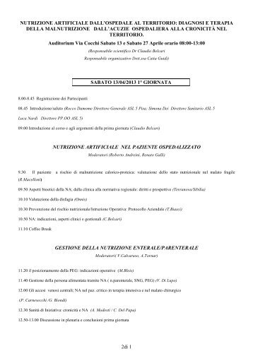 Programma.pdf - Azienda USL 5 Pisa
