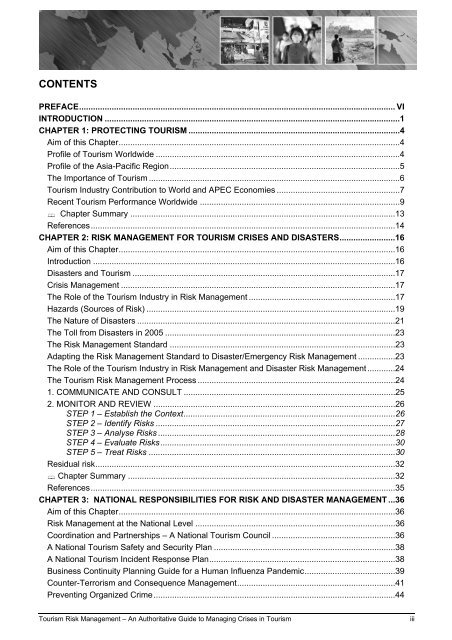 Tourism Risk Management - Sustainable Tourism Online