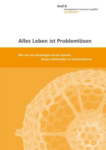 Alles Leben ist Problemlösen