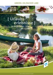 [ Urlaubs- erlebnisse ] - Amberg-Sulzbacher Land