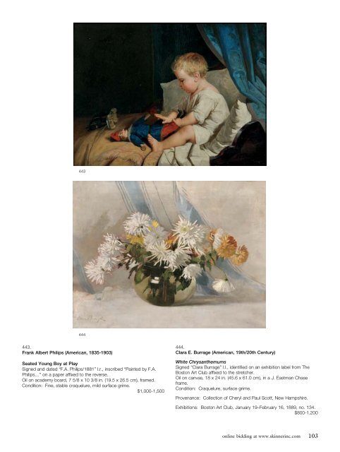 Download Catalogue 2609B: Paintings - Skinner