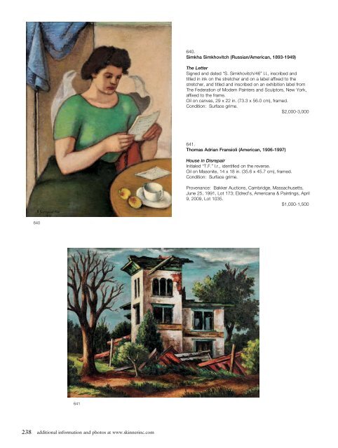 Download Catalogue 2609B: Paintings - Skinner