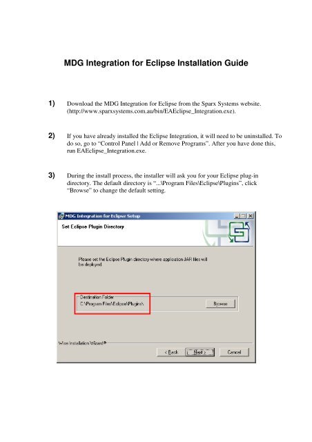 Installation Guide - Enterprise Architect