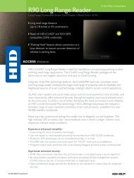 iCLASS R90 Reader Datasheet - HID Global
