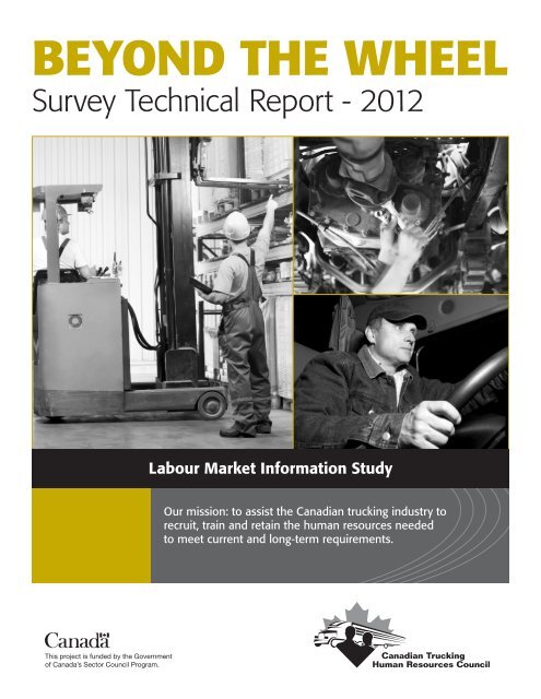 Beyond the Wheel - Survey Technical Report - Canadian Trucking ...