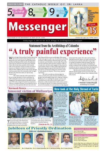 Messenger - Colombo Catholic Press