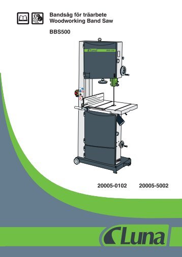 Bandsåg för träarbete Woodworking Band Saw BBS500 20005 ...