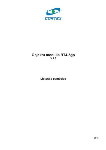 Objektu modulis RT4-5gp - Korteks