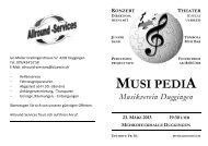 Link zum Programm - Musikverein Duggingen