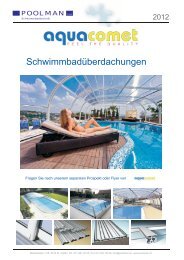 Aquacomet-Preisliste PDF 12045kb - Poolman GmbH