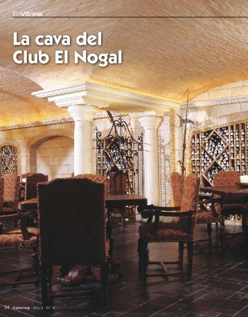 La cava del Club El Nogal - Catering.com.co