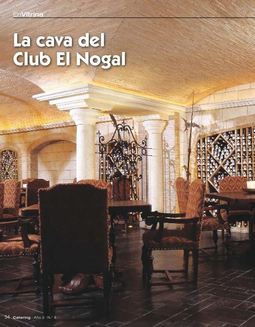 La cava del Club El Nogal - Catering.com.co