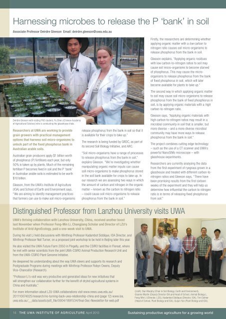 Download - The UWA Institute of Agriculture - The University of ...
