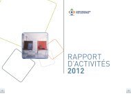 RappoRt d'activitÃ©s 2012 - Brussels Enterprise Agency