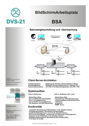 Ansagezentrum mit BildschirmarbeitsplÃ¤tzen - ProCom Professional ...