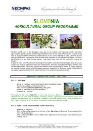 slovenia agricultural group programme - Kompas