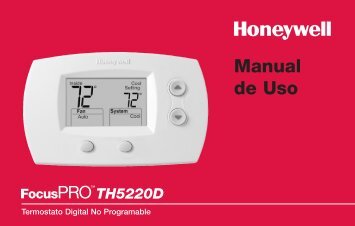 FocusPRO TH5220D Termostato Digital No Programable Manual de ...