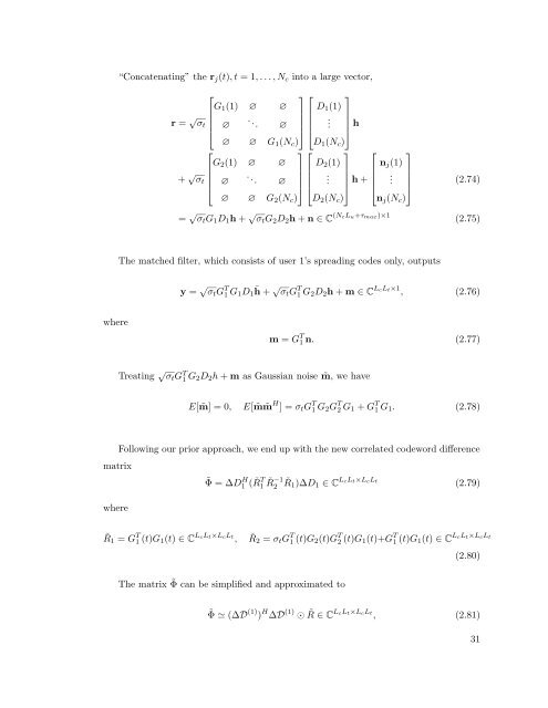 Space-Time Block Codes for Wireless Systems - The ...