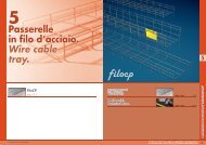 Passerelle in filo d'acciaio. Wire cable tray. - Electricalservices-co.com