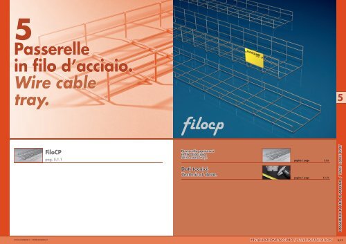 passerelle in filo d'acciaio. wire cable tray. - electricalservices-co.com www.yumpu.com