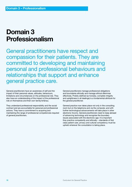 Curriculum for General Practice - The Royal New Zealand College ...