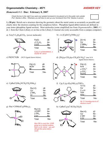 Homework #1-Answers - Chemistry