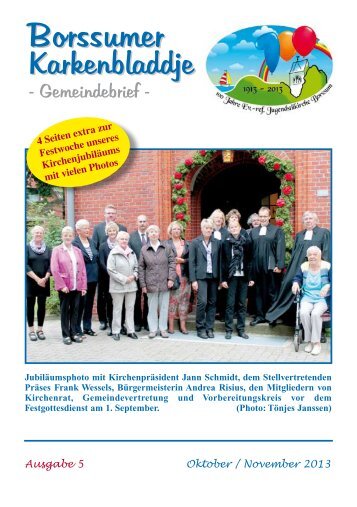 Ausgabe 5 - Oktober 2013 - Evangelisch-reformierte ...