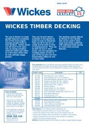 WICKES TIMBER DECKING - Home-Dzine