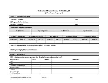 program evaluation template extended version sample