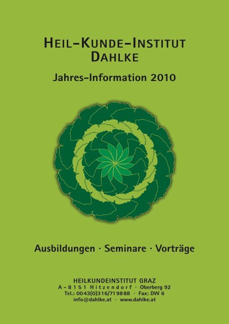 Heilkundeinstitut Graz Dr Ruediger Dahlke - 