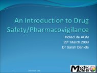 Introduction to Pharmacovigilance - MOTEC LIFE-UK