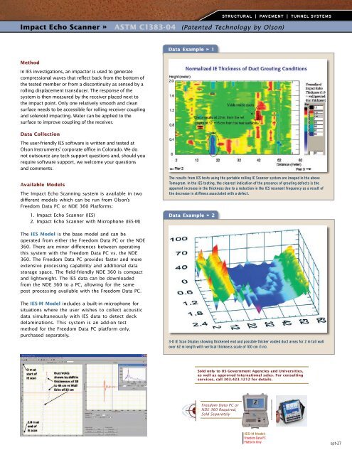 OI Catalog - Olson Instruments, Inc.