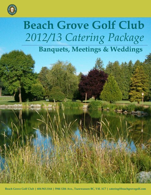 (11-2:30pm) Minimum 25 guests - Beach Grove Golf Club