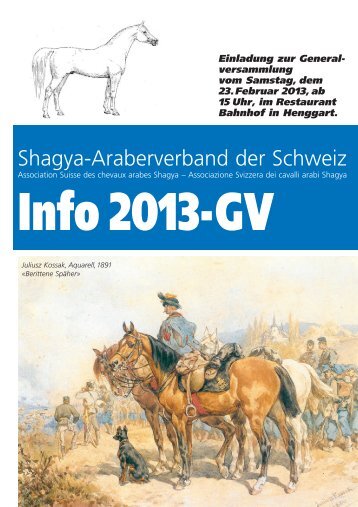 Shagya-Araberverband der Schweiz