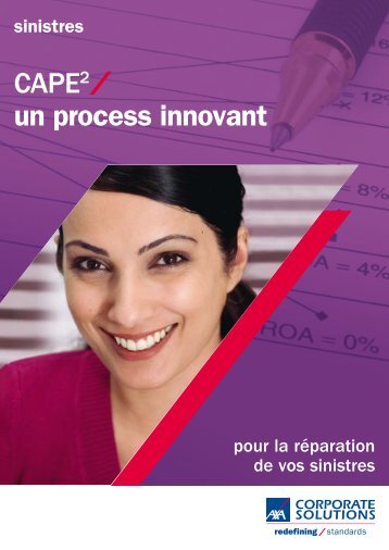 CAPE2 un process innovant - AXA Corporate Solutions