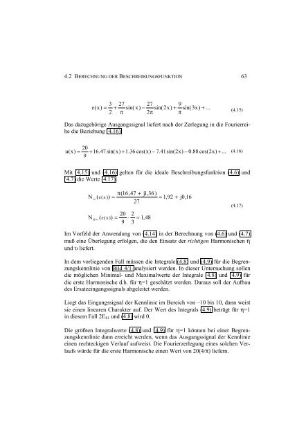 Erweiterung der harmonischen Balance fÃ¼r die numerische ...