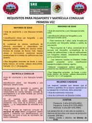 requisitos para pasaporte y matrÃ­cula consular primera vez