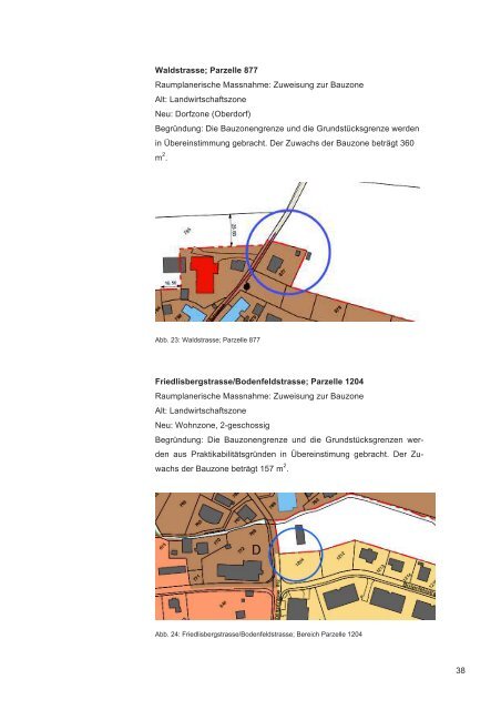 Planungsbericht Gesamtrevision Nutzungsplanung - Berikon