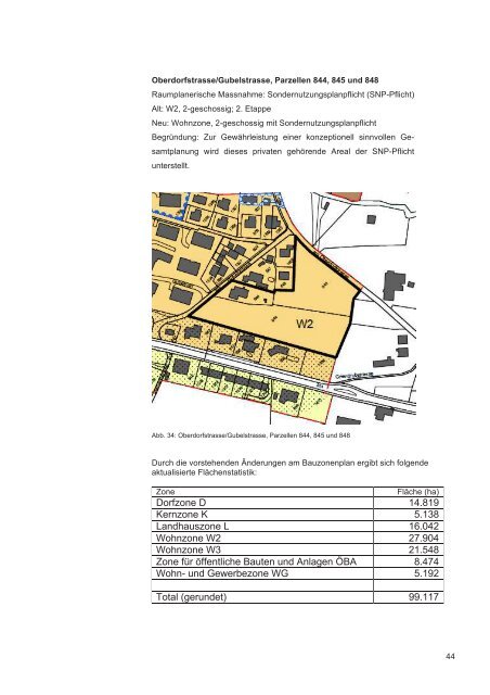 Planungsbericht Gesamtrevision Nutzungsplanung - Berikon