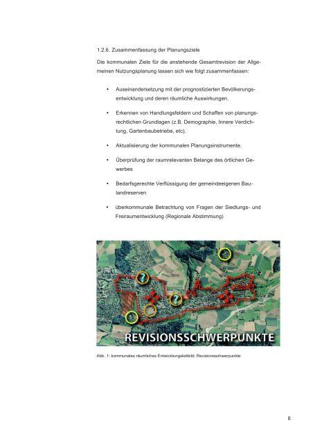 Planungsbericht Gesamtrevision Nutzungsplanung - Berikon