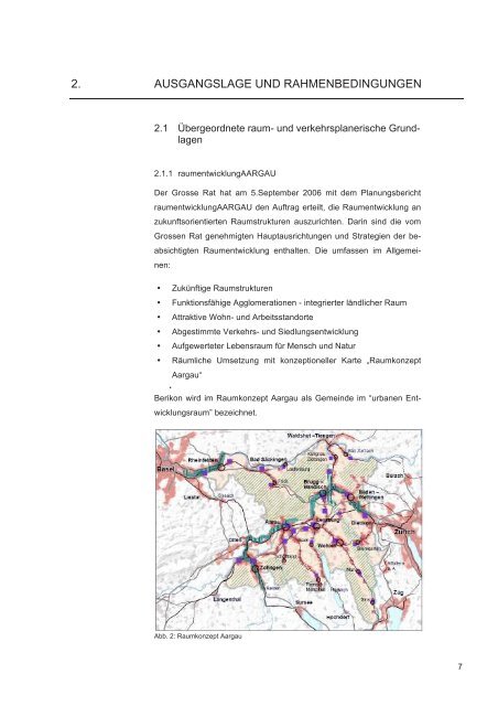 Planungsbericht Gesamtrevision Nutzungsplanung - Berikon