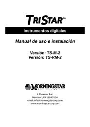 TriStar Digital Meter 2 Manual in Spanish