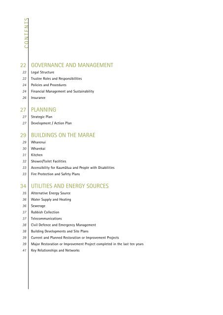 Marae Development Questionnaire - Te Puni Kokiri