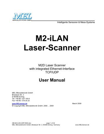 MEL M2D-Ethernet-Scanner